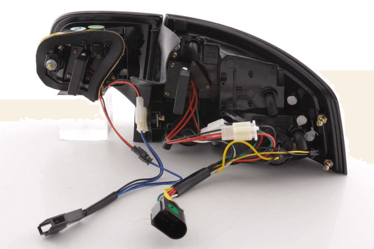 Audi A4 (B7/8E) Sedan Chrome Smoke LED Taillights Set (2004-2007) - K2 Industries