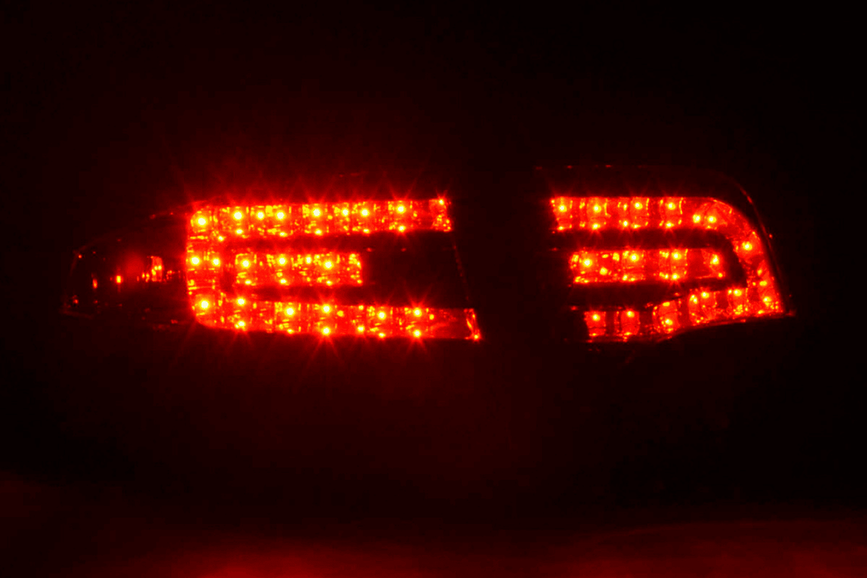 Audi A4 (B7/8E) Sedan Red Smoke LED Taillights Set (2004-2007) - K2 Industries