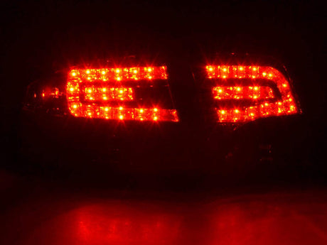 Audi A4 (B7/8E) Sedan Red Smoke LED Taillights Set w/ LED Indicators (2004-2007) - K2 Industries