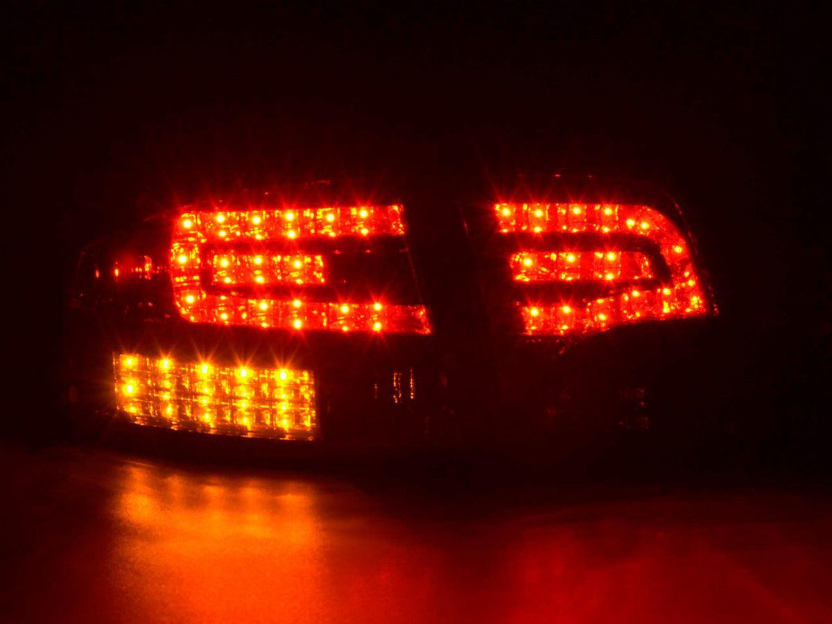 Audi A4 (B7/8E) Sedan Red Smoke LED Taillights Set w/ LED Indicators (2004-2007) - K2 Industries