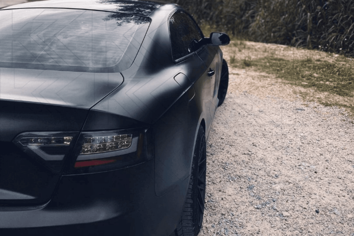 Audi A5 (B8 - 8T) Coupe Black Clear LED Bar Taillights (2007-2011)- For Halogen Models - K2 Industries