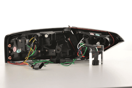 Audi A5 (B8 - 8T) Coupe Chrome Clear LED Bar Taillights (2007-2011)- For Halogen Models - K2 Industries