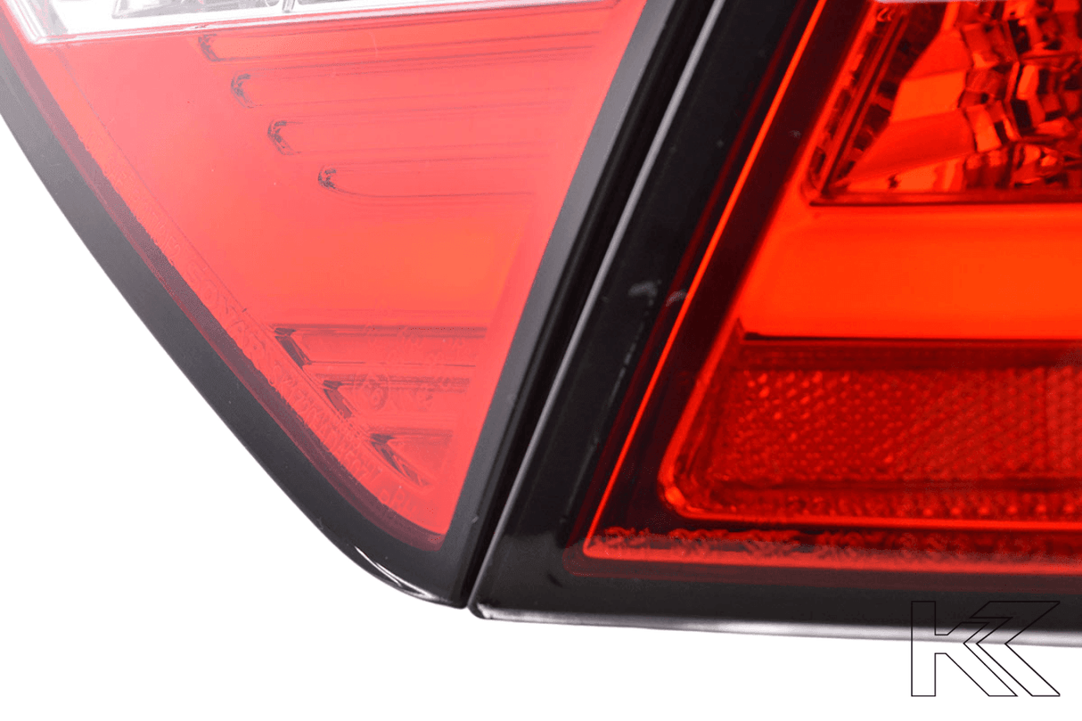 Audi A5 (B8-8T) Coupe Red LED LightBar Taillights (2007-2011) - For Halogen Models - K2 Industries