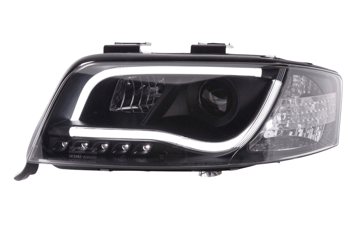 Audi A6 (C5 4B) Black LED Headlights with Daytime Running Lights (2001-2004) - K2 Industries