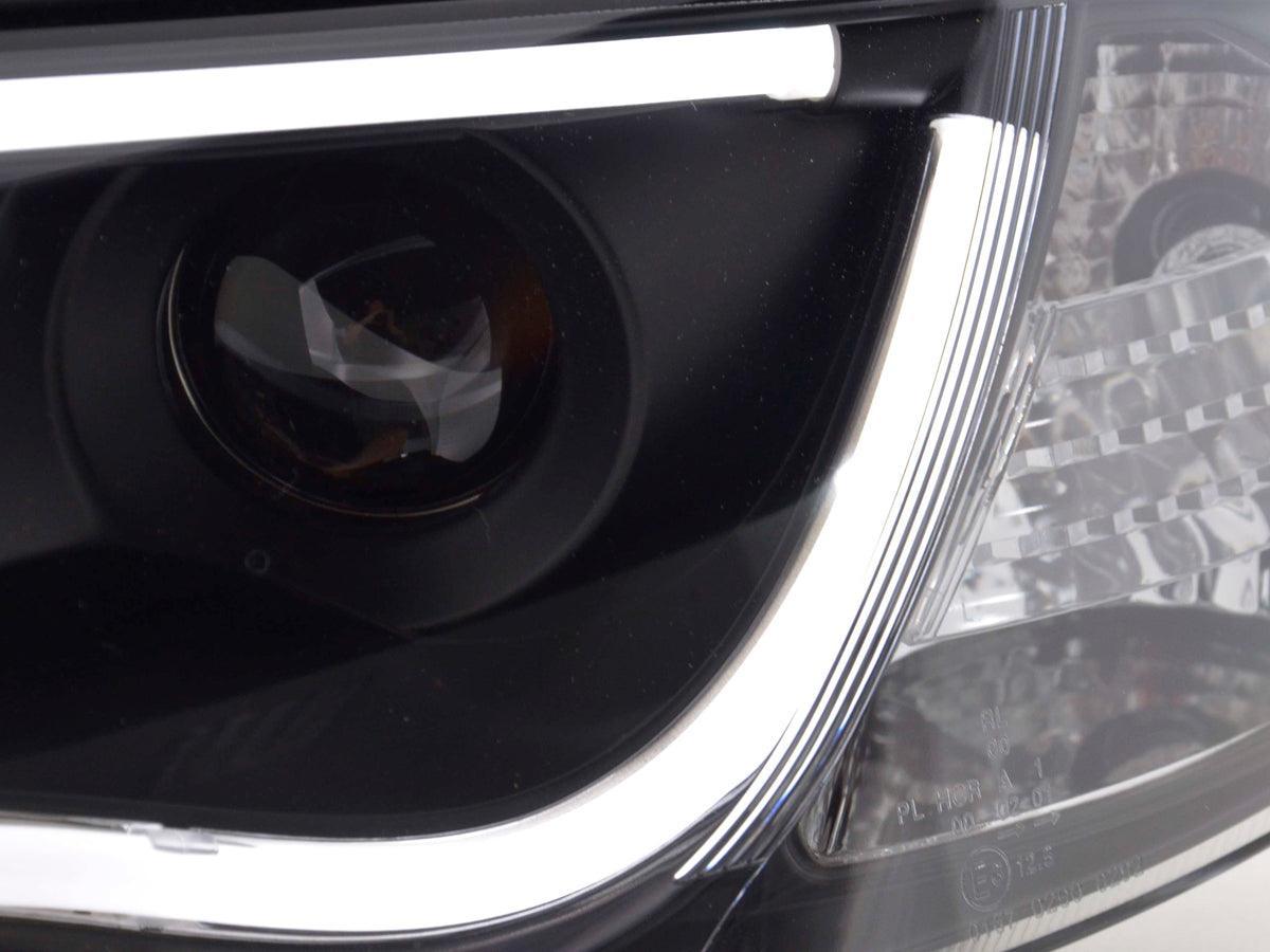 Audi A6 (C5 4B) Black LED Headlights with Daytime Running Lights (2001-2004) - K2 Industries