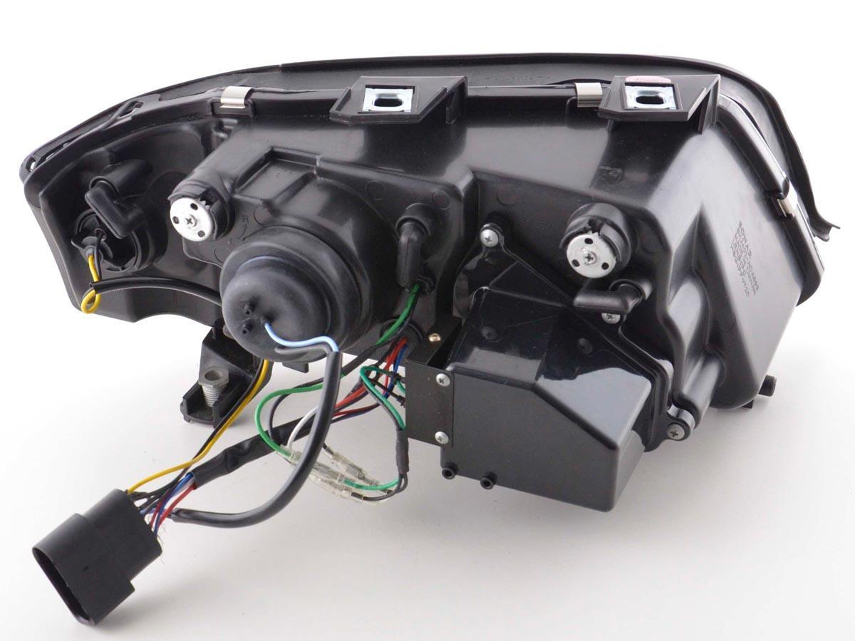 Audi A6 (C5 4B) Chrome LED Headlights with Daytime Running Lights (2001-2004) - K2 Industries