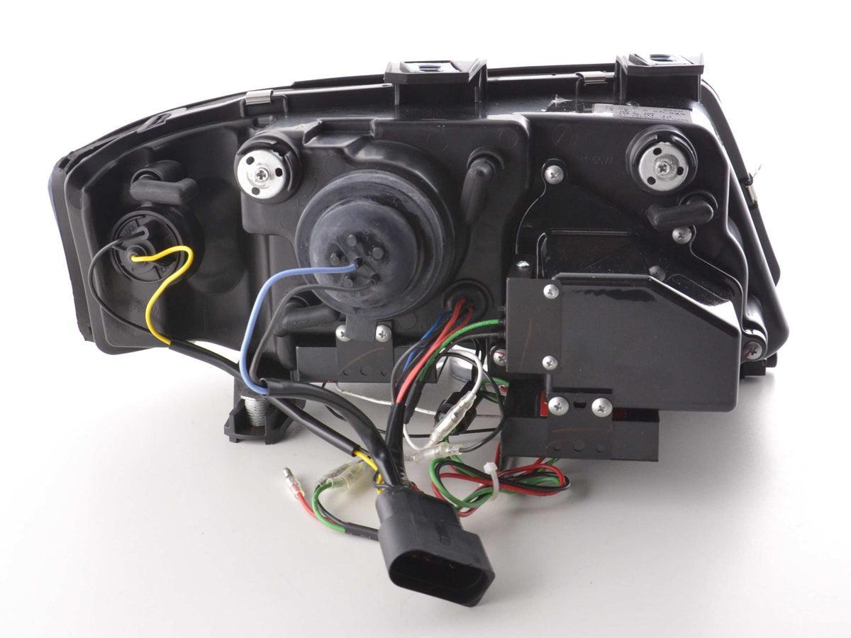 Audi A6 (C5 4B) Chrome LED Headlights with Daytime Running Lights (2001-2004) - With R87 approval - K2 Industries