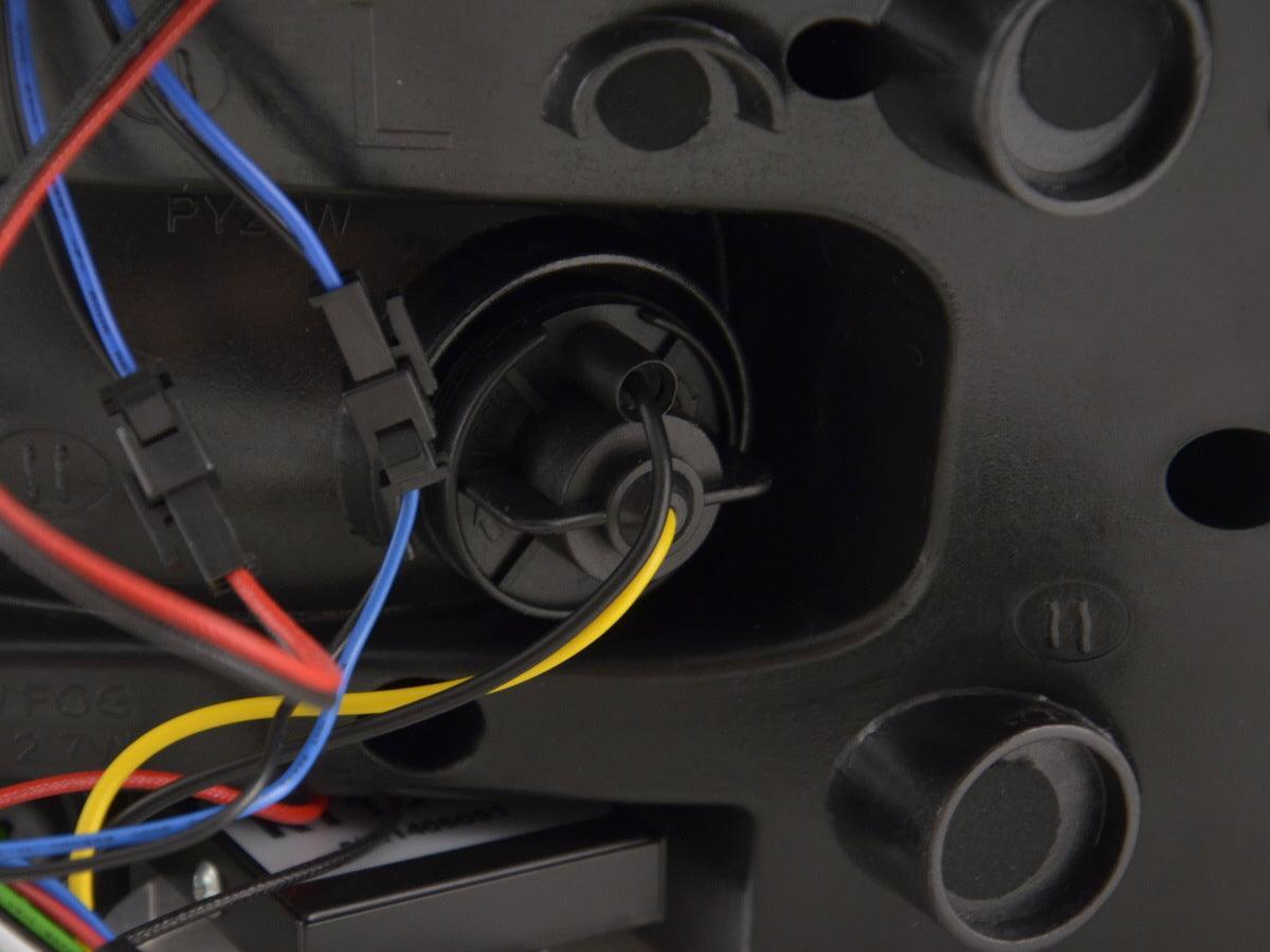 Audi A6 (C6/4F) Sedan Black LED Taillights Set (2004-2008) - K2 Industries