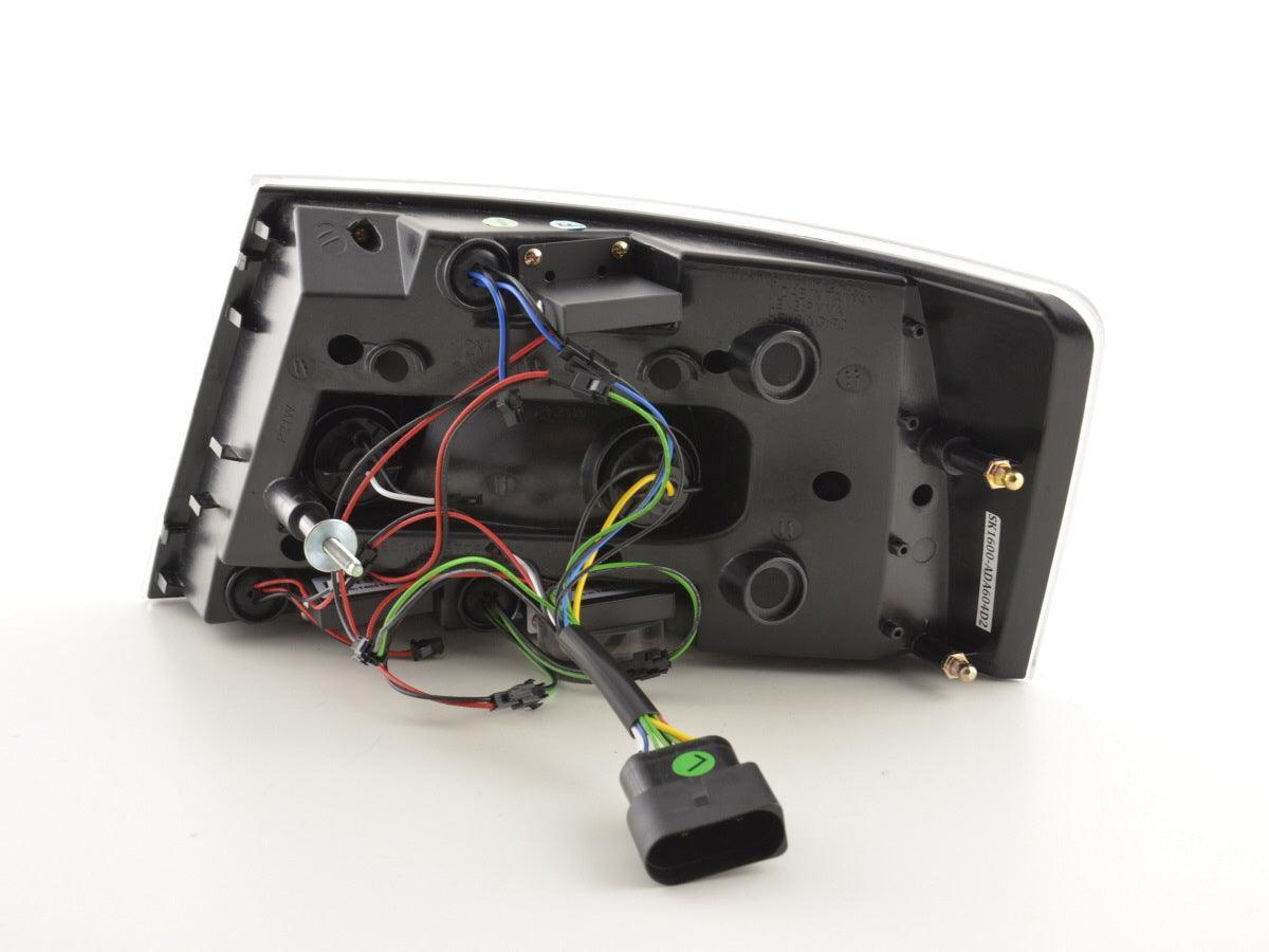 Audi A6 (C6/4F) Sedan Chrome Clear LED Taillights Set (2004-2008) - K2 Industries