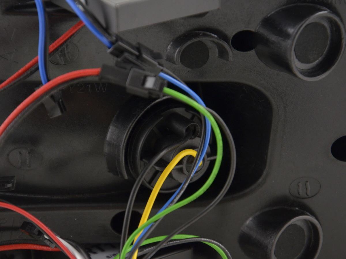 Audi A6 (C6/4F) Sedan Chrome Clear LED Taillights Set (2004-2008) - K2 Industries