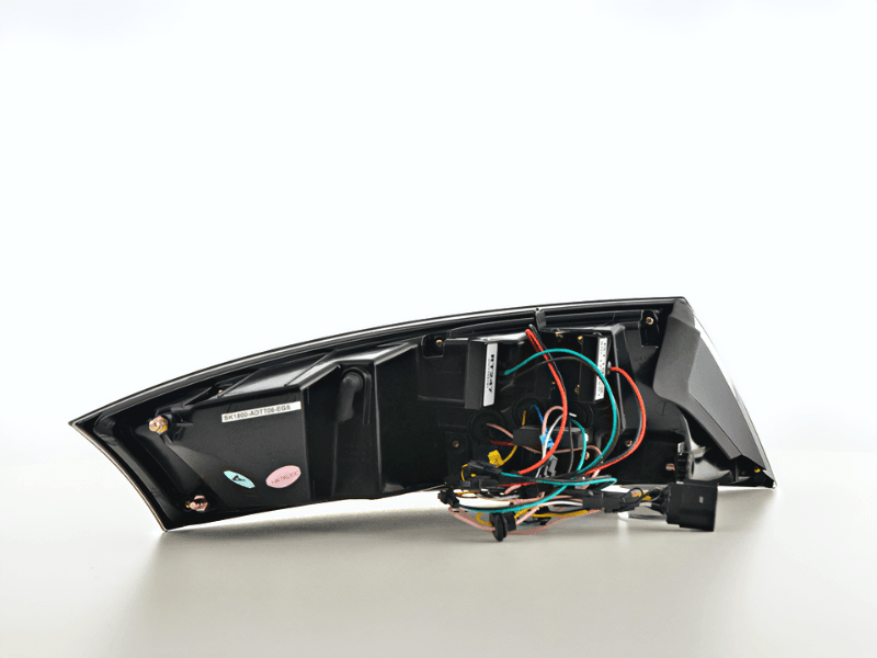 Audi TT 8J Black Dynamic LED Tail Lights (2006-2014) - K2 Industries