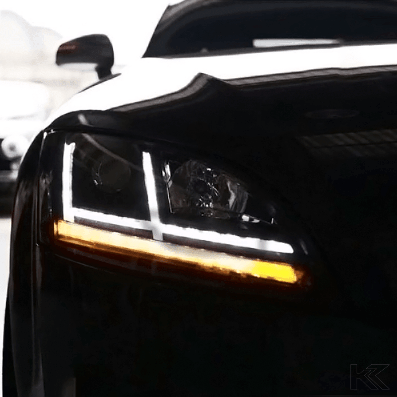 Audi TT 8J Chrome Daylight LED Parking Light Headlights (2006-2011) - K2 Industries