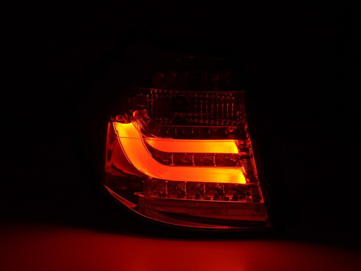 BMW 1-series E81 Coupe Chrome Clear LED Taillights Set (2007-2011) - K2 Industries