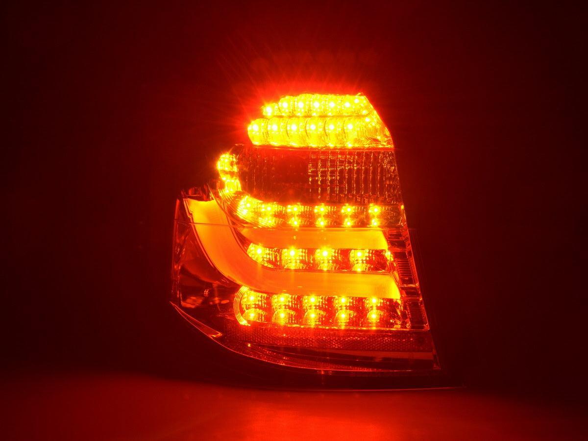 BMW 1-series E81 Coupe Chrome Clear LED Taillights Set (2007-2011) - K2 Industries