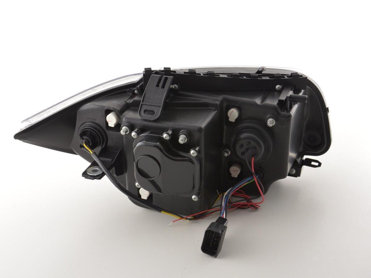 BMW 1-series E81 E82 E87 E88 Black Angel Eyes Headlight Set (2004-2011) - K2 Industries