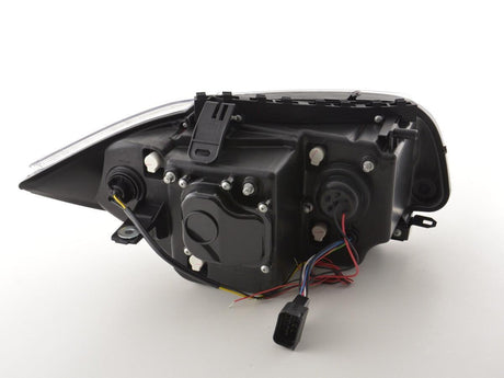 BMW 1-series E81 E82 E87 E88 Black Angel Eyes Headlight Set (2004-2011) - K2 Industries