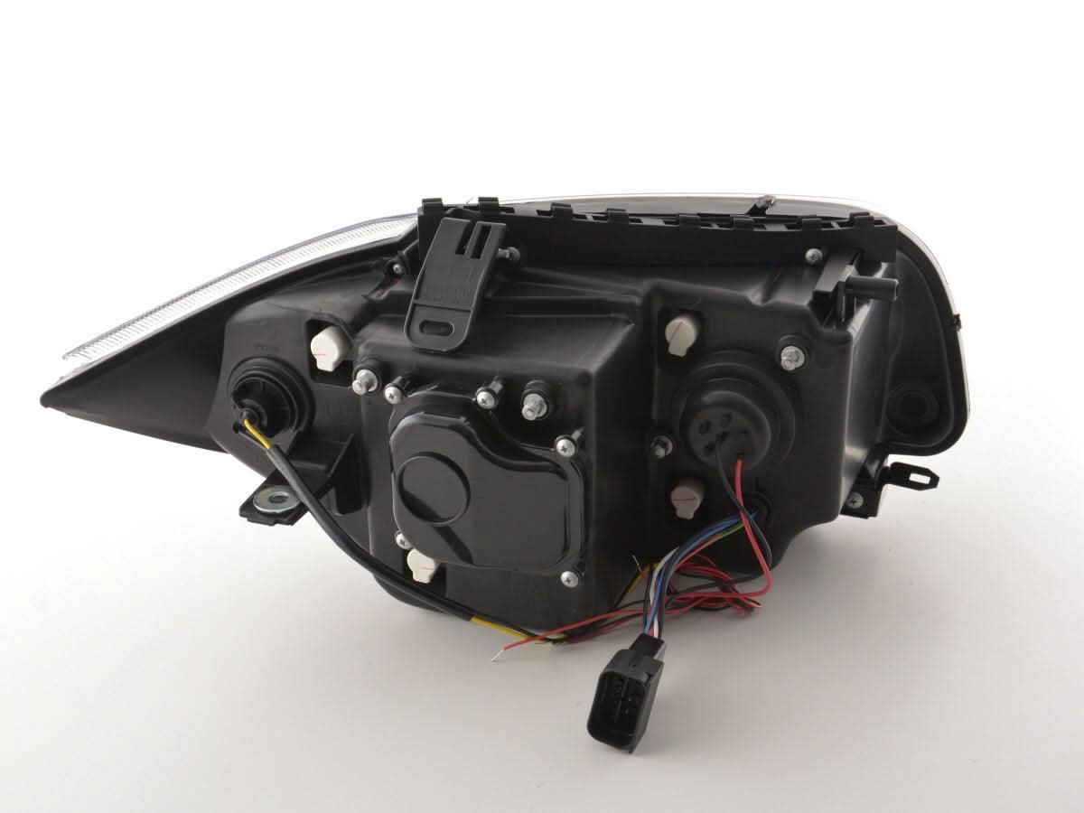 BMW 1-series E81 E82 E87 E88 Black Angel Eyes Headlight Set (2004-2011) - K2 Industries