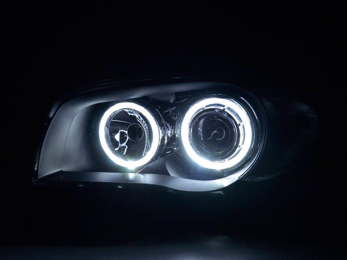BMW 1-Series E81/E82/E87/E88 Angel Eyes LED Headlights (2004-2013) - K2 Industries