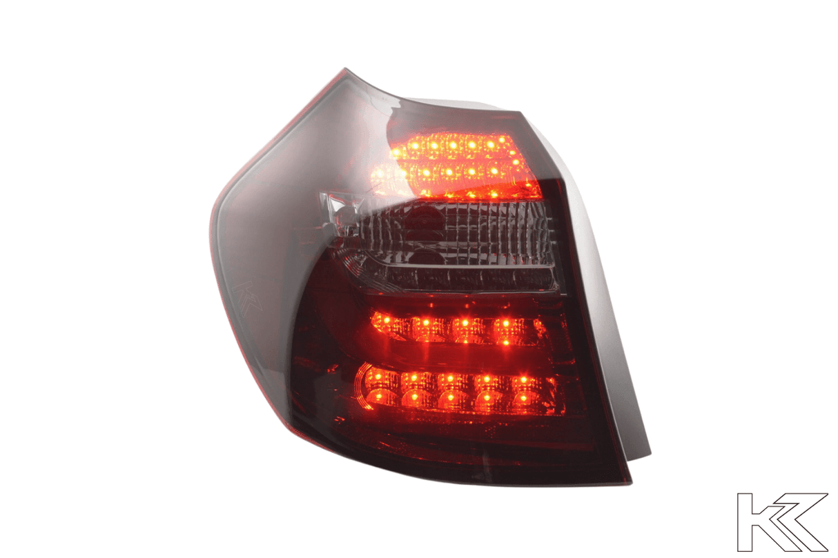 BMW 1 Series E87/E81 - 3/5-Door Red/Smoked LED Taillights (2004-2007) - K2 Industries