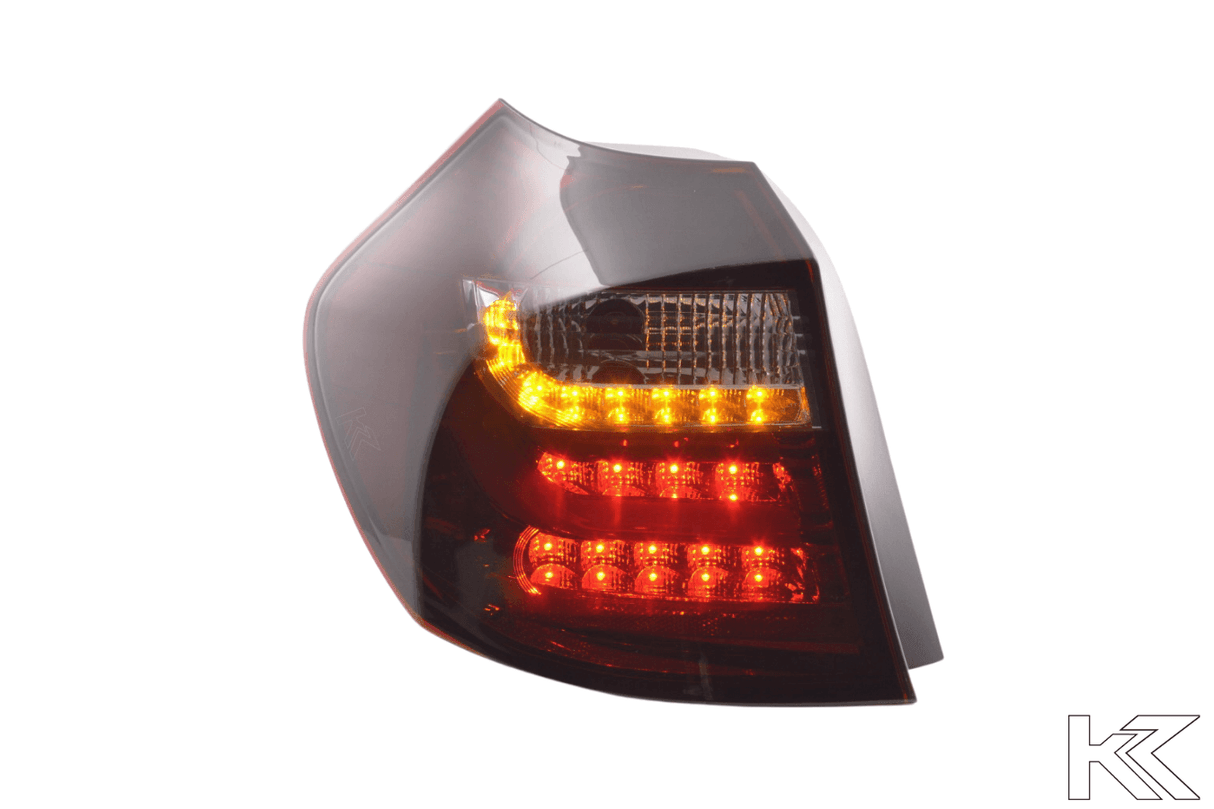 BMW 1 Series E87/E81 - 3/5-Door Red/Smoked LED Taillights (2004-2007) - K2 Industries