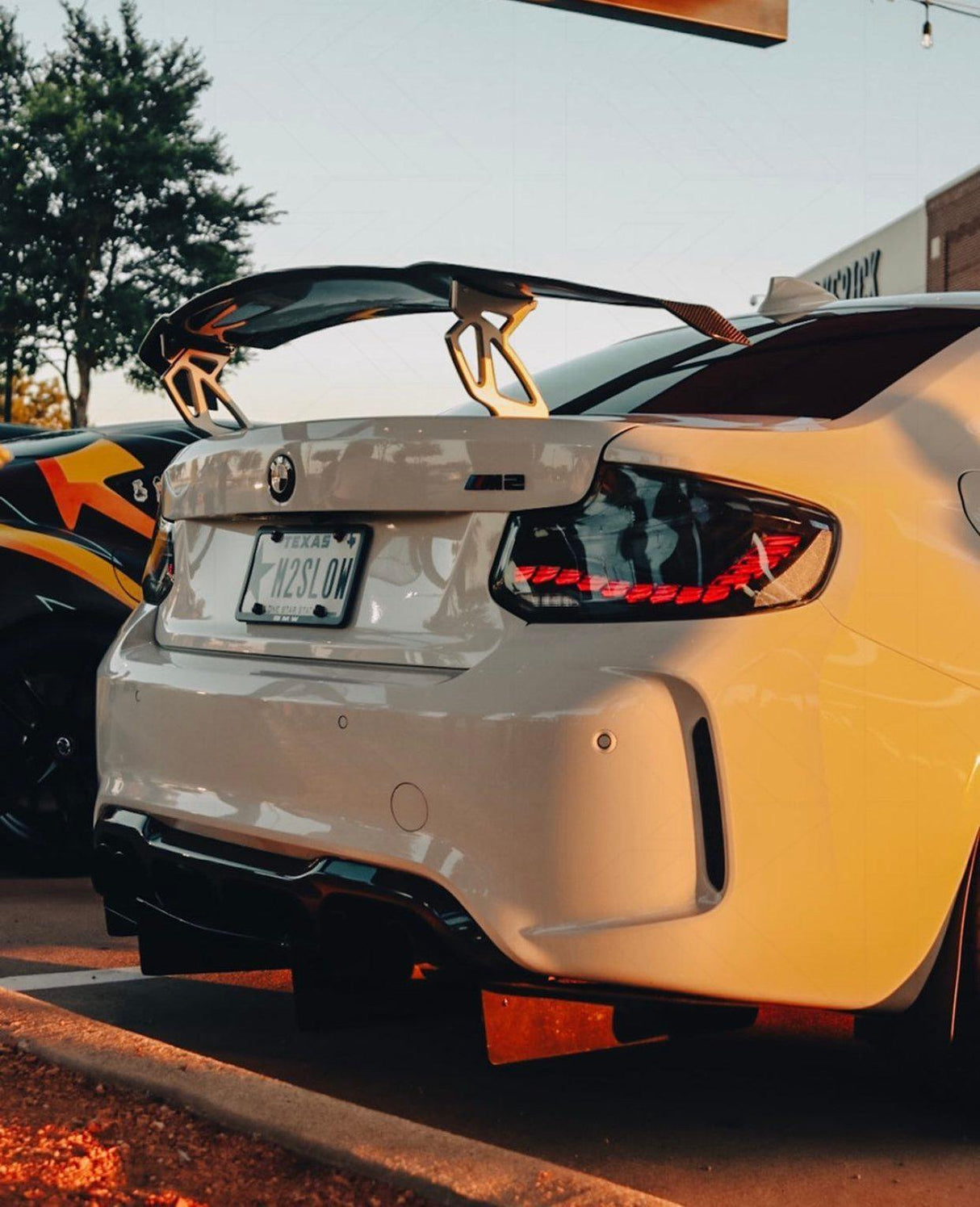 BMW 2-Series & M2 (F22 F23 F87) Red and Black Dragon Scale OLED Tail Lights - K2 Industries