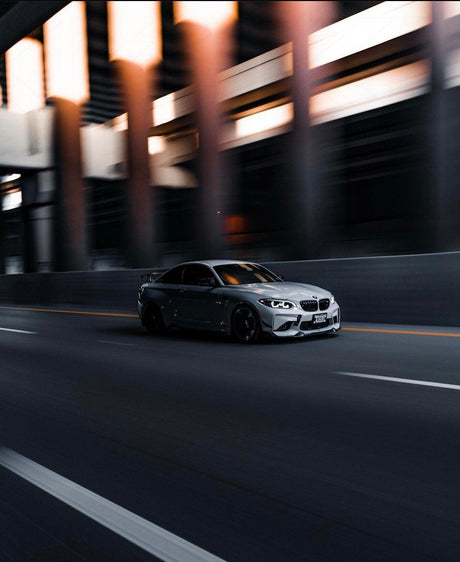 BMW 2-Series & M2 (F22 F23 F87) Red and Black Dragon Scale OLED Tail Lights - K2 Industries