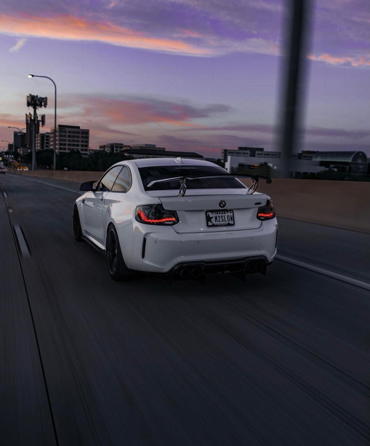 BMW 2-Series & M2 (F22 F23 F87) Red and Black Dragon Scale OLED Tail Lights - K2 Industries