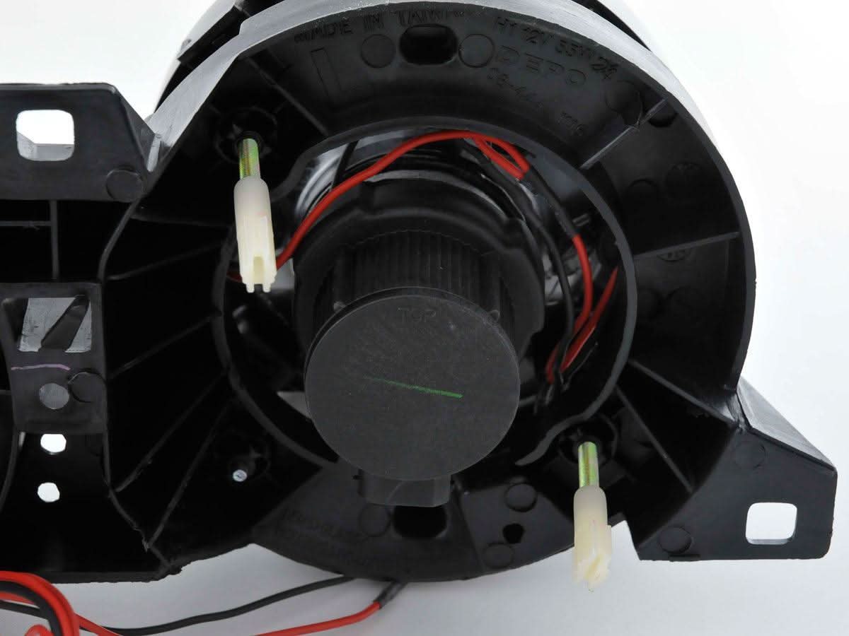 BMW 3-series E30 2/4 door. Black Angel Eyes Headlight Set (1987-1991) - K2 Industries