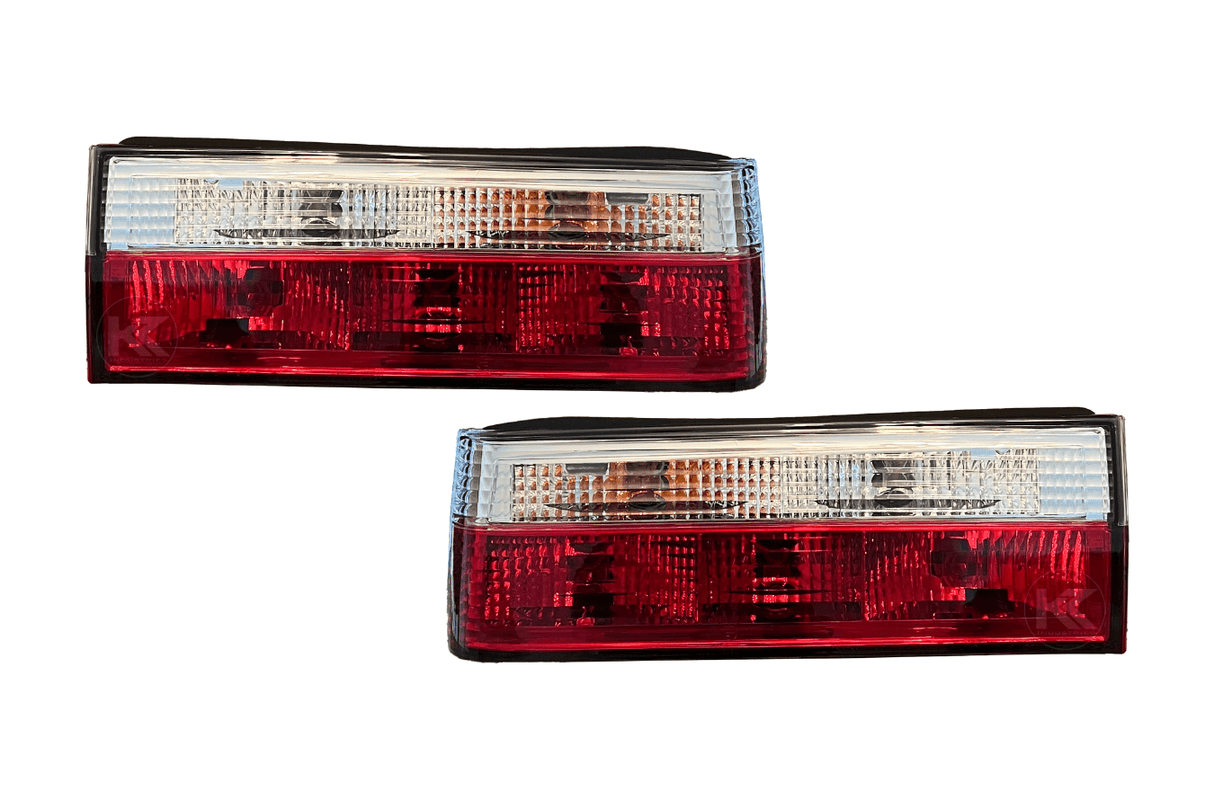 BMW 3-Series E30 Red/ Clear Tail Lights- Facelift (1988-1994) - K2 Industries