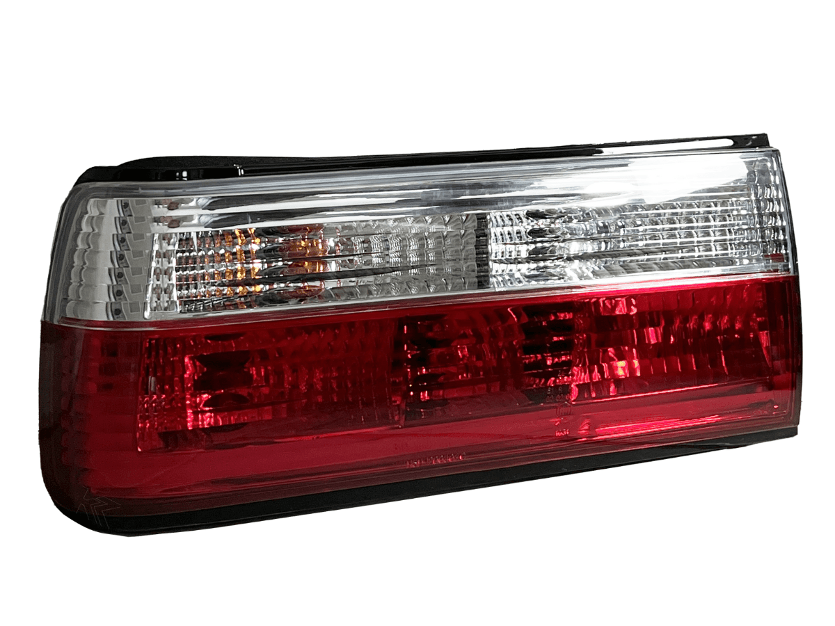 BMW 3-Series E30 Red/ Clear Tail Lights- Facelift (1988-1994) - K2 Industries