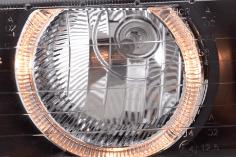 BMW 3-series E36 Coupe/Convertible Black Angel Eye Headlights (1992-1998) - K2 Industries