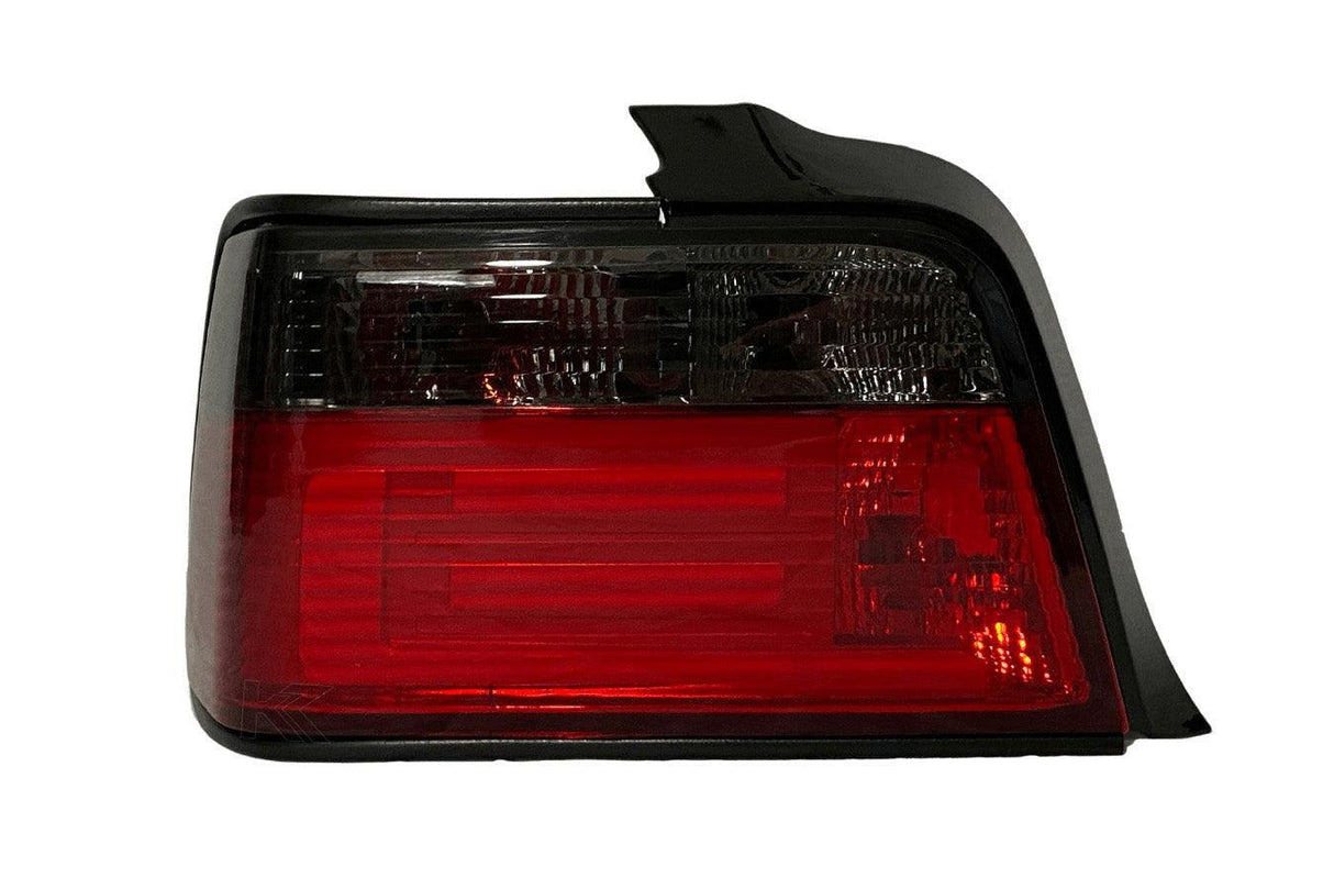 BMW 3 Series E36 Sedan JDM Red/Smoke LED BAR Tail Lights (1991-1998) - K2 Industries