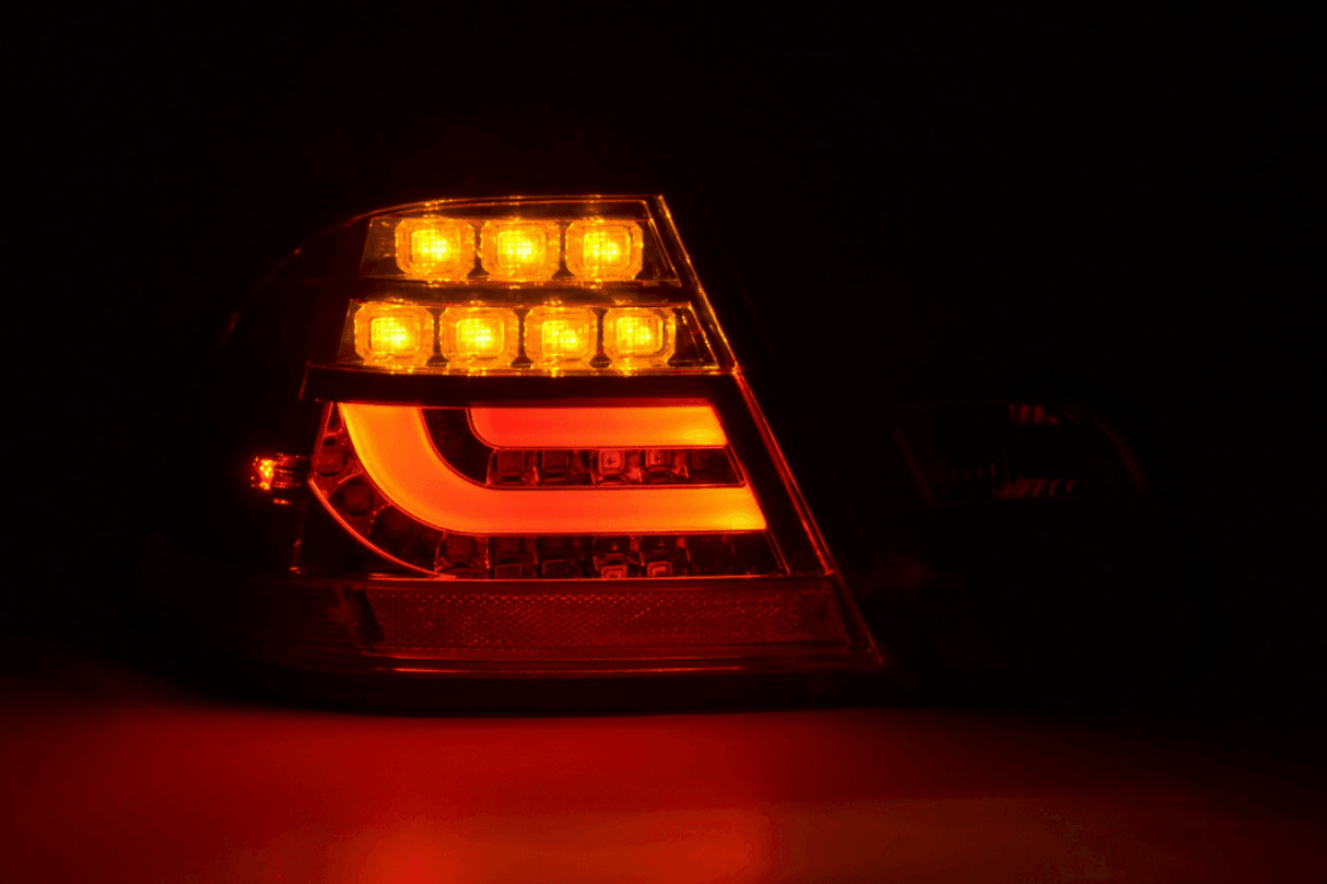 BMW 3-series E46 Coupe Red LED LightBar Taillights Set (2003-2007) - K2 Industries