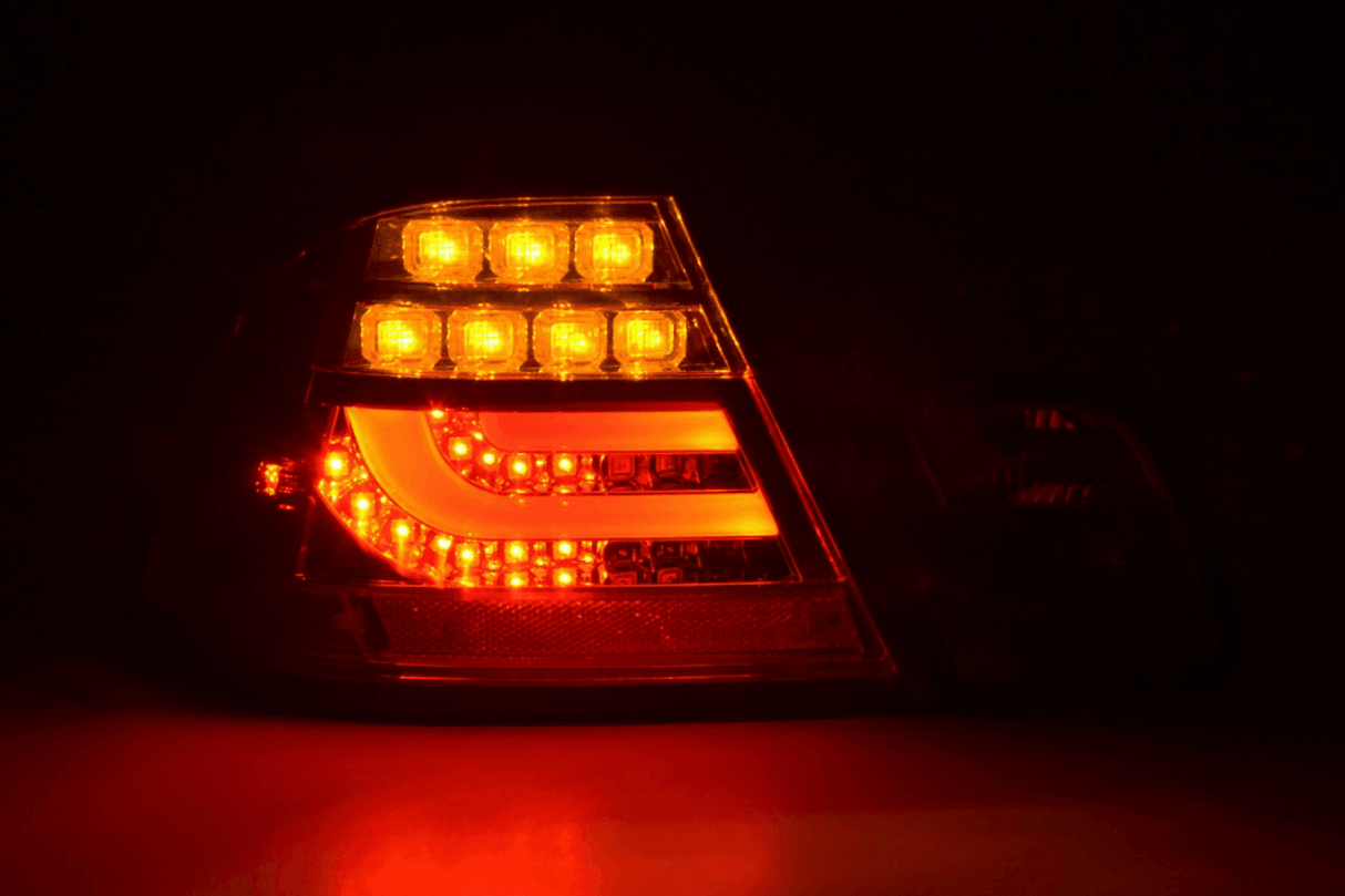 BMW 3-series E46 Coupe Red LED LightBar Taillights Set (2003-2007) - K2 Industries
