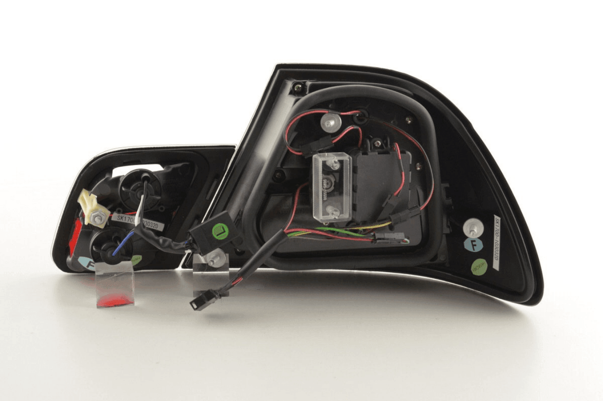 BMW 3-series E46 Coupe Red LED LightBar Taillights Set (2003-2007) - K2 Industries