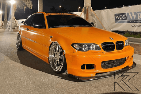 BMW 3-series E46 Coupe/Convertible Black Xenon Angel Eyes Headlights (2003-2005) - K2 Industries