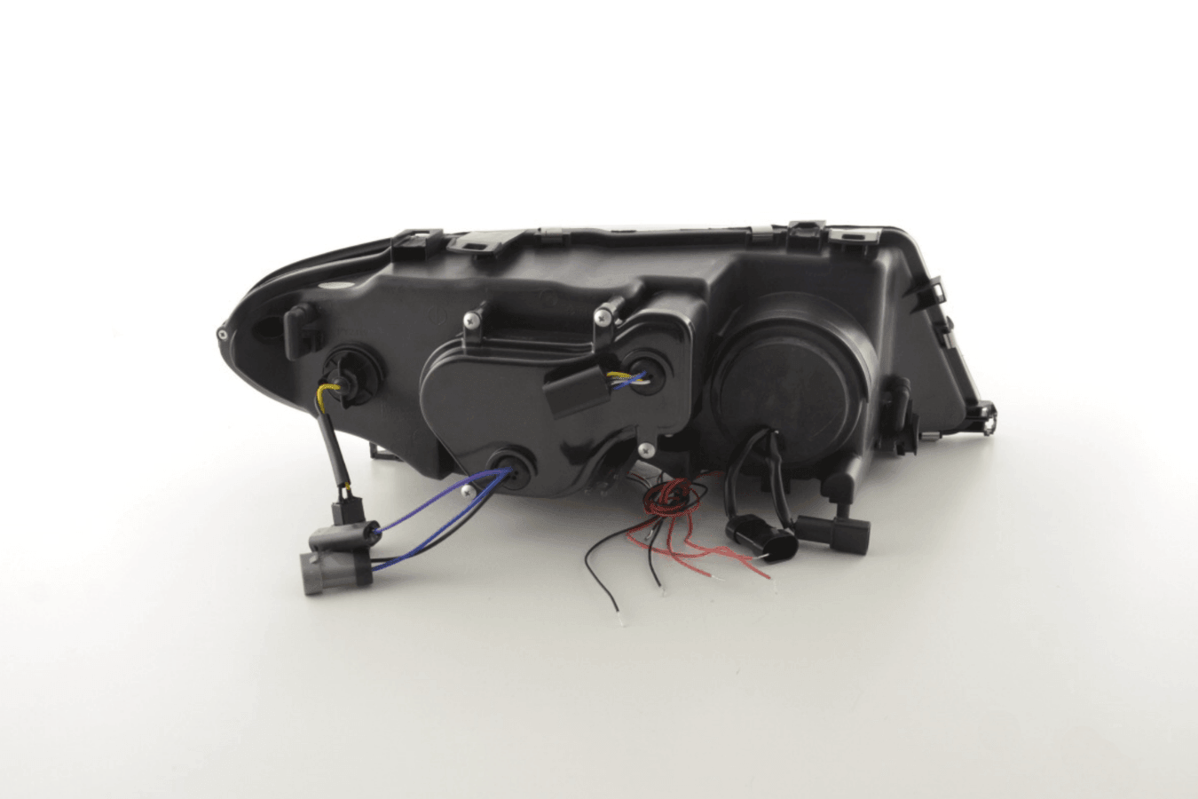 BMW 3-series E46 Coupe/Convertible Black Xenon Angel Eyes Headlights (2003-2005) - K2 Industries