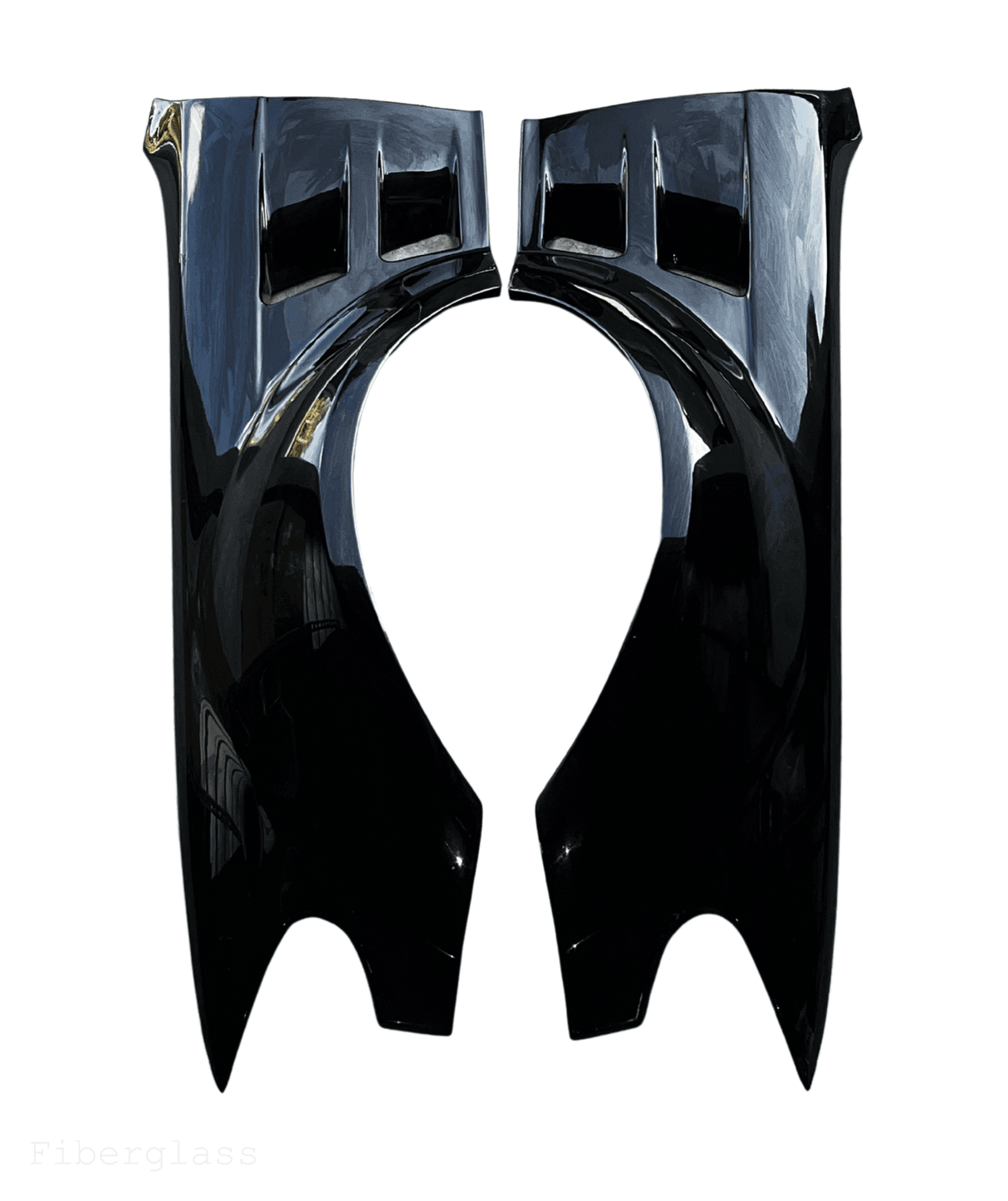 BMW 3-Series E46 Sedan Full Over Fender Kit with Vented Front Fenders - ABS OR Fiberglass - K2 Industries