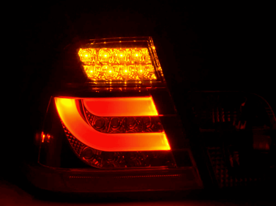 BMW 3 Series E46 Sedan Red LED LightBar Taillights Set- Facelift (2003 - 2006) - K2 Industries