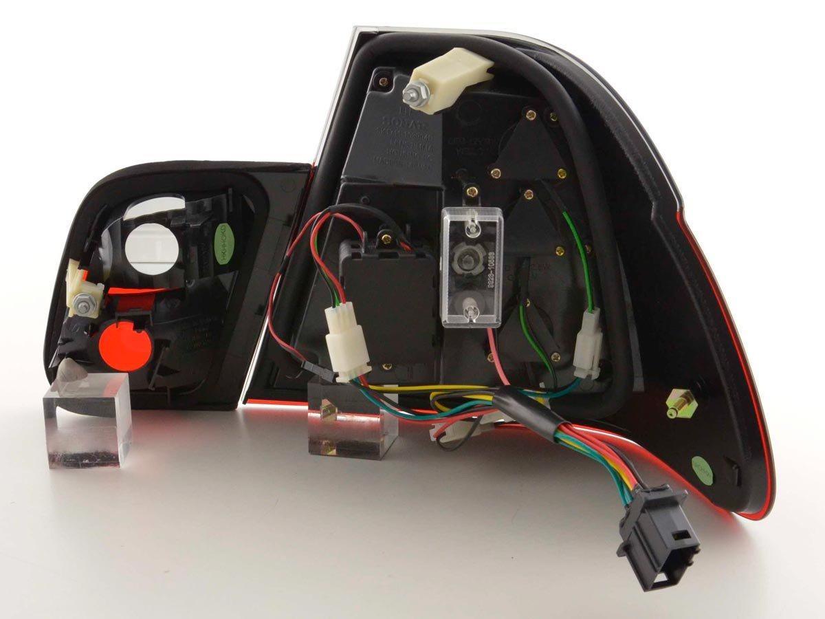 BMW 3-series E46 Sedan Red Smoke LED LightBar Taillights Set (2002-2005) - K2 Industries