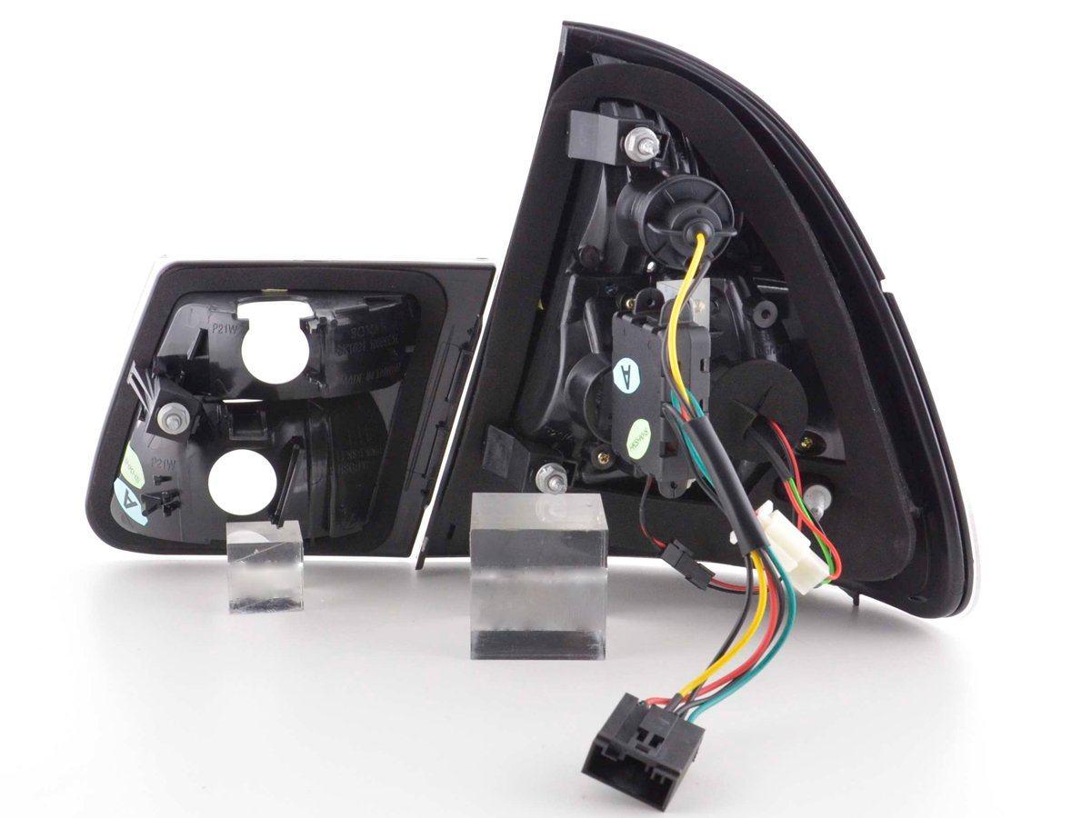 BMW 3-series E46 Wagon/Touring Chrome Clear LED Taillights (1998-2005) - K2 Industries