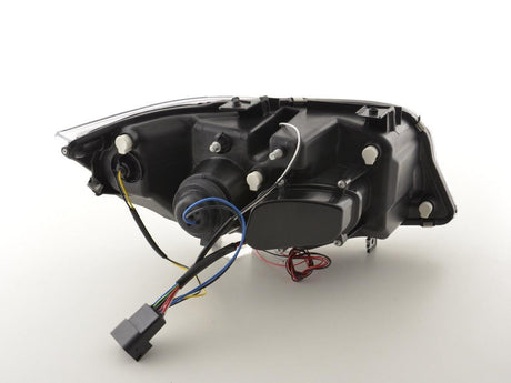 BMW 3-series E90 E91 Black Angel Eyes LED Headlight Set (2005-2012) - K2 Industries