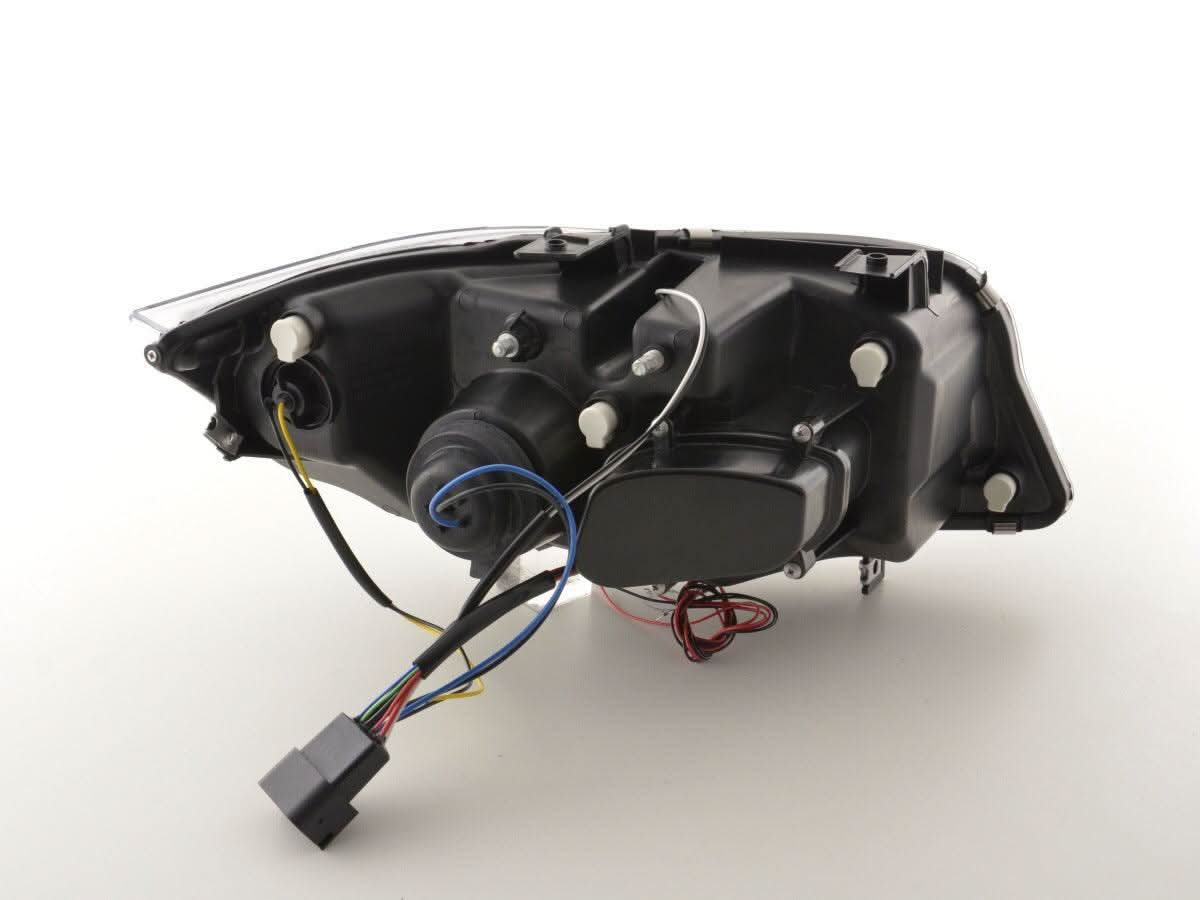 BMW 3-series E90 E91 Black Angel Eyes LED Headlight Set (2005-2012) - K2 Industries