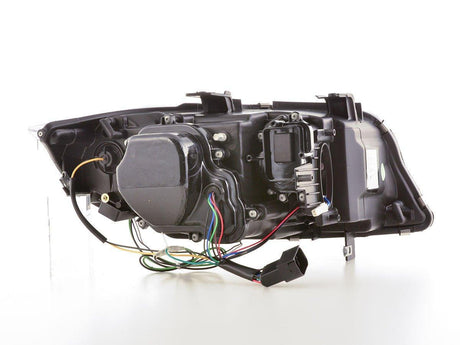 BMW 3-series E90 E91 Black U LED Headlights (2005-2012) - K2 Industries