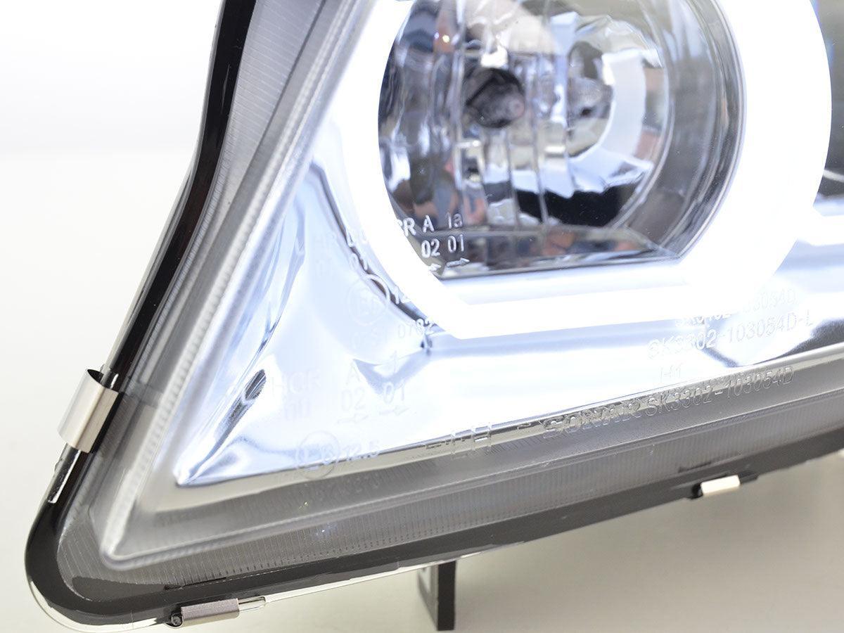 BMW 3 Series E90 /E91 Chrome LED U BAR Headlights (2005 - 2012) - K2 Industries