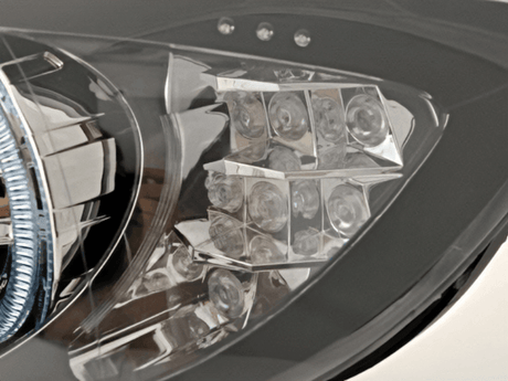 BMW 3-Series (E90 Sedan / E91 Touring) Black Angel Eyes Headlights (2005-2008) - K2 Industries