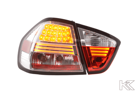 BMW 3-Series E90 Sedan OE Style Chrome LED Taillights(2005-2008) - K2 Industries