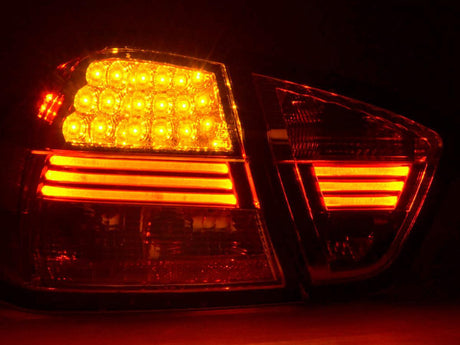 BMW 3-Series E90 Sedan OE Style Chrome LED Taillights(2005-2008) - K2 Industries