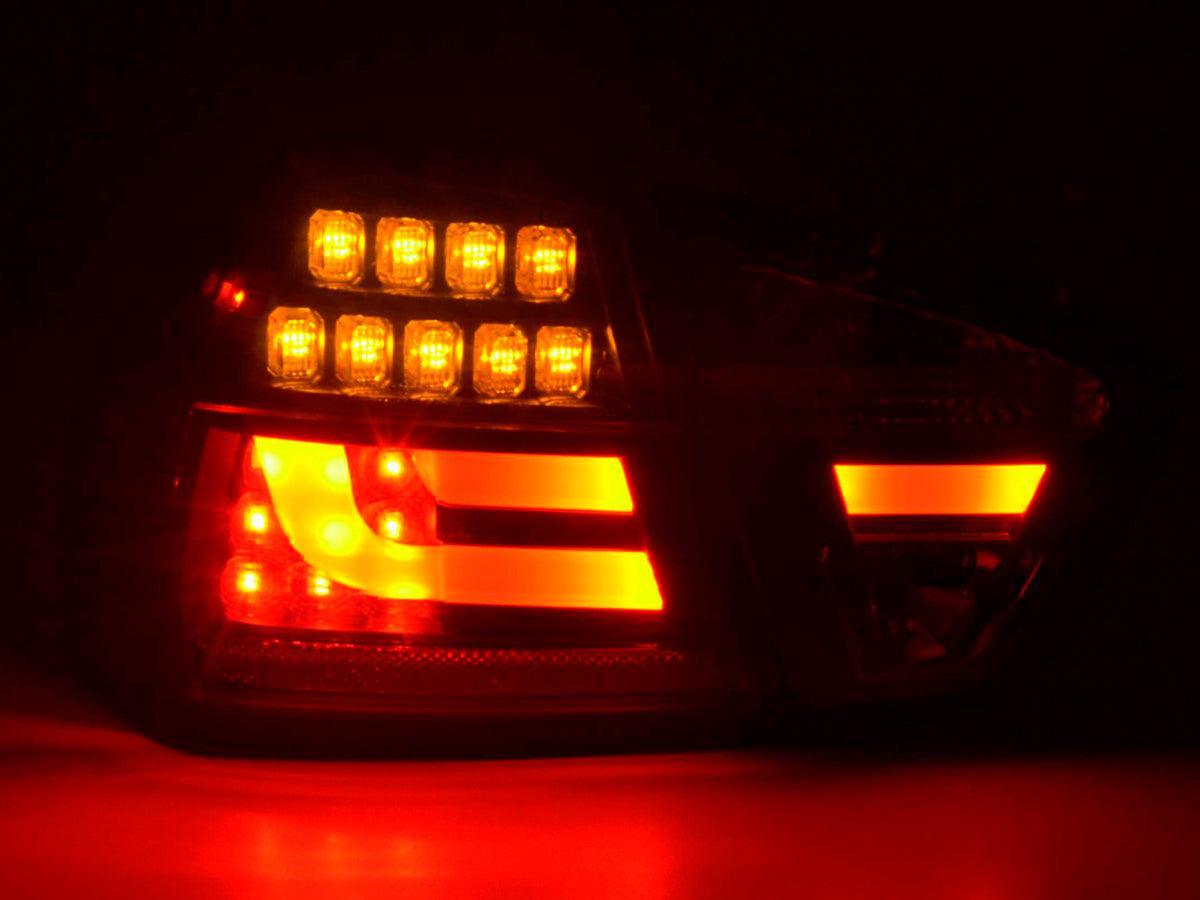BMW 3-Series E90 Sedan Red/Black LED Taillights (2005-2008) - K2 Industries
