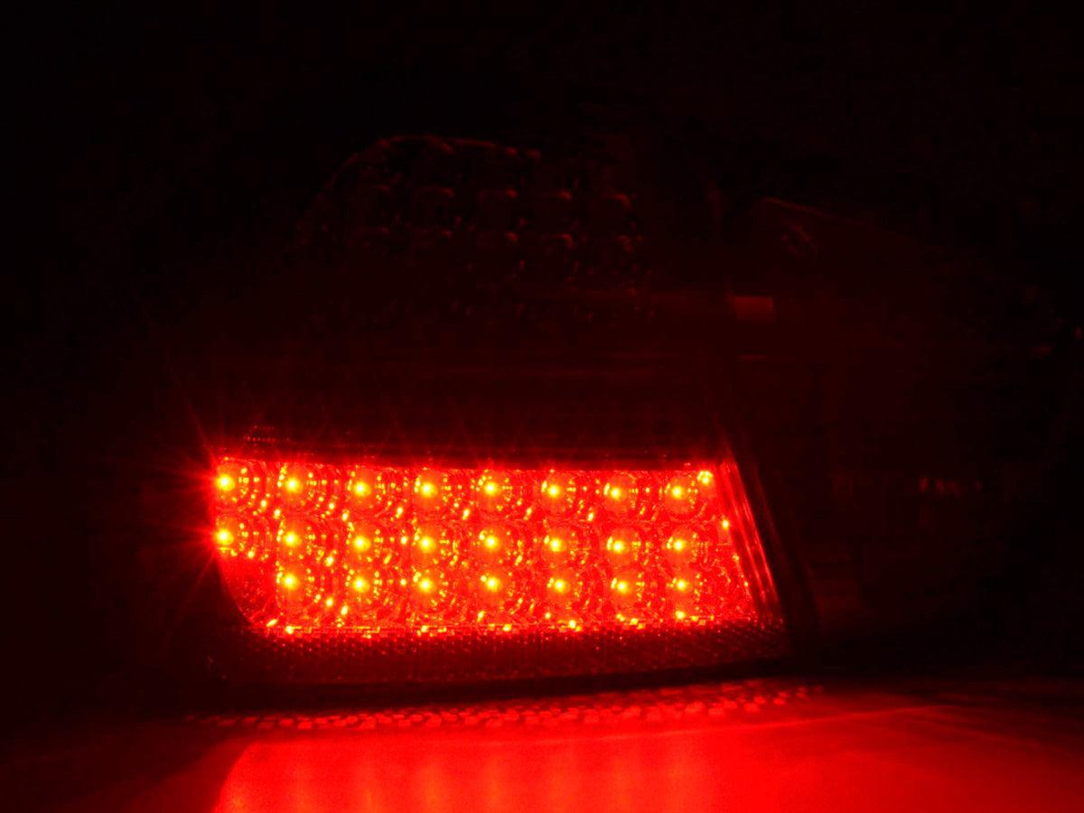 BMW 3-series E90 Sedan Red/Smoke Euro LED Taillights Set (2005-2008) - K2 Industries